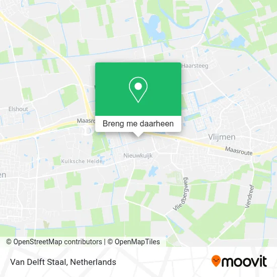 Van Delft Staal kaart