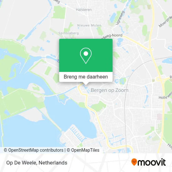 Op De Weele kaart