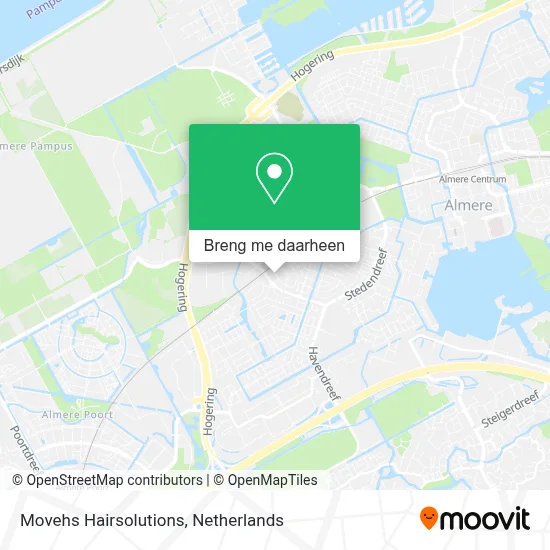 Movehs Hairsolutions kaart