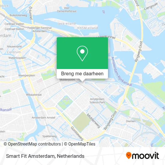 Smart Fit Amsterdam kaart