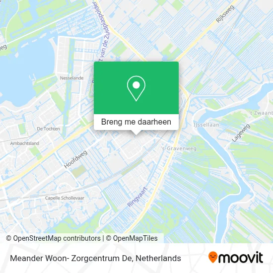 Meander Woon- Zorgcentrum De kaart