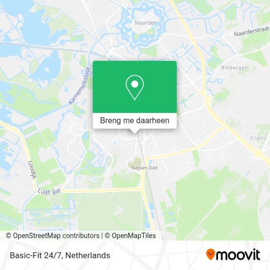 Basic-Fit 24/7 kaart
