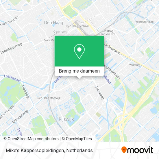 Mike's Kappersopleidingen kaart
