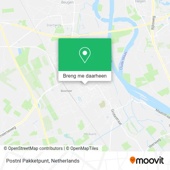 Postnl Pakketpunt kaart