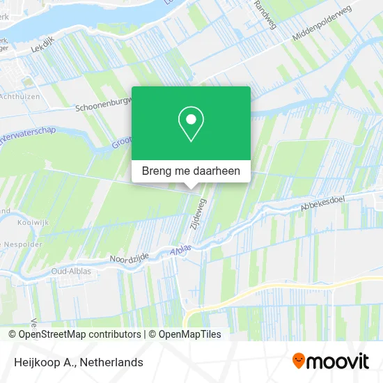 Heijkoop A. kaart
