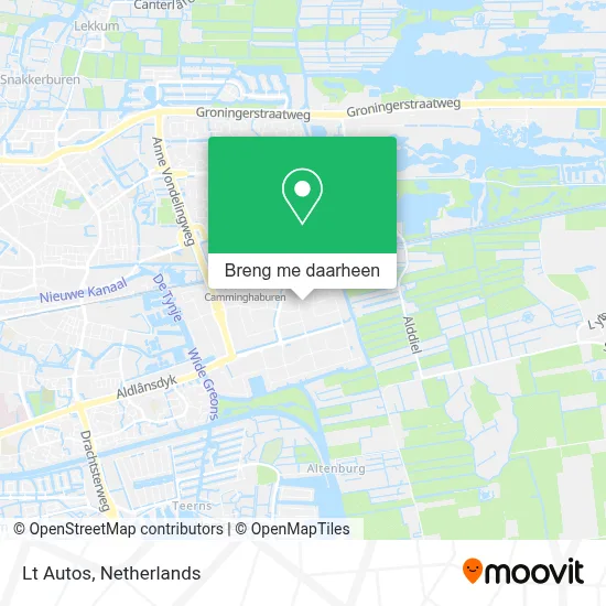 Lt Autos kaart