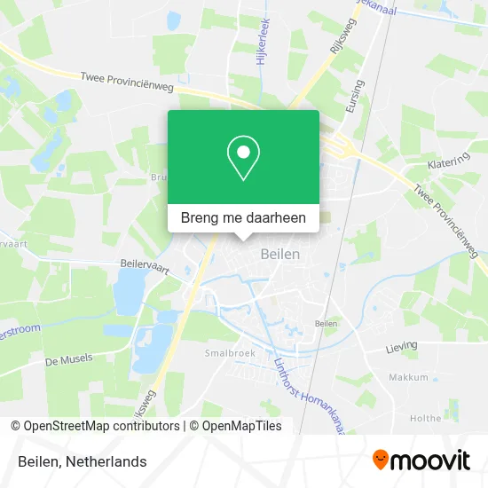 Beilen kaart