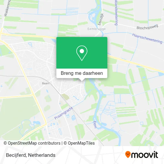 Becijferd kaart