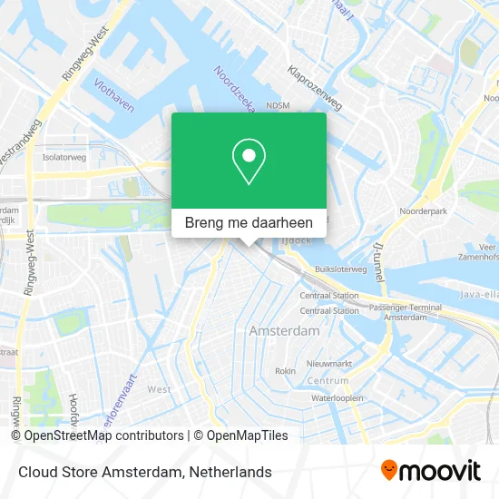 Cloud Store Amsterdam kaart