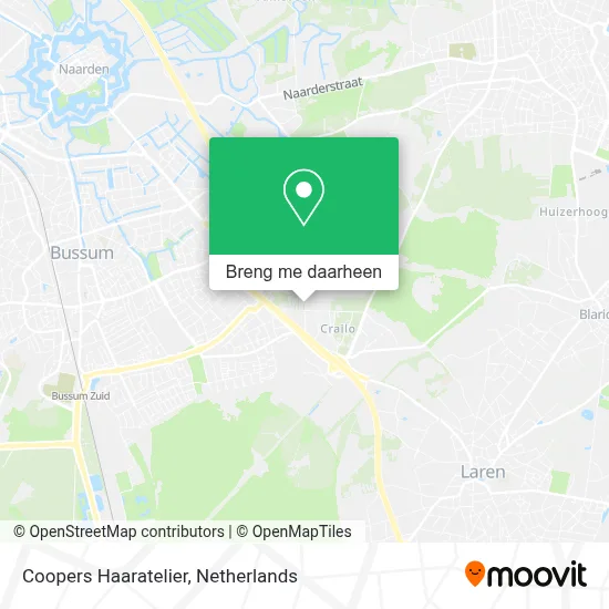 Coopers Haaratelier kaart