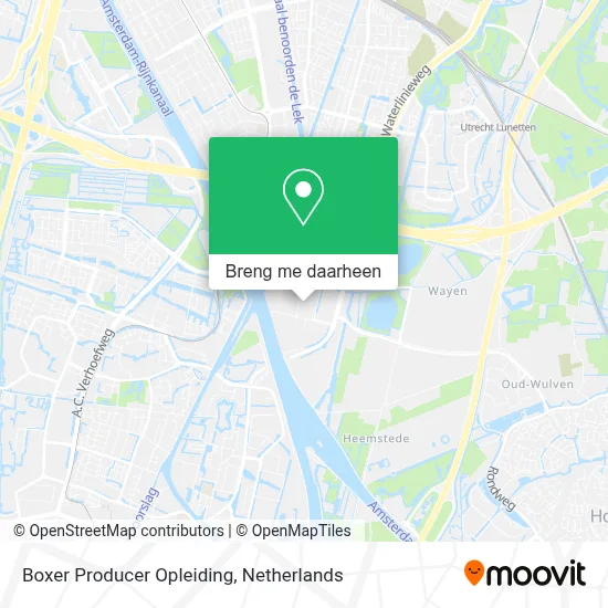 Boxer Producer Opleiding kaart