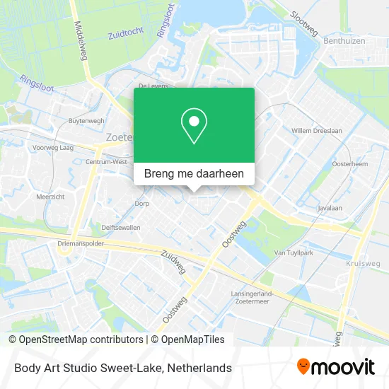 Body Art Studio Sweet-Lake kaart