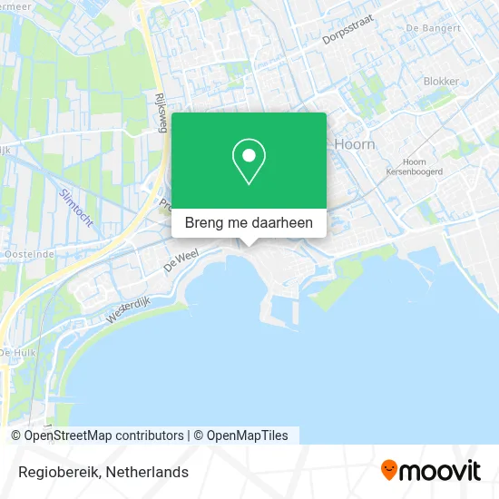 Regiobereik kaart
