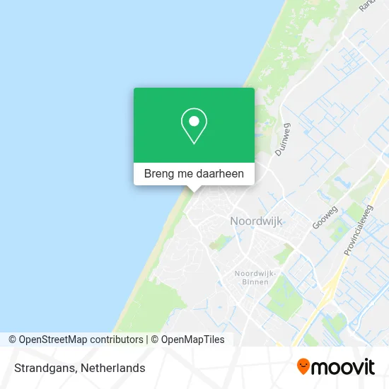 Strandgans kaart