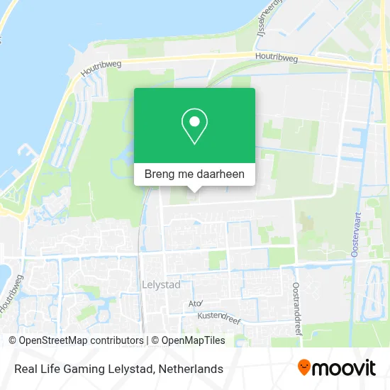 Real Life Gaming Lelystad kaart