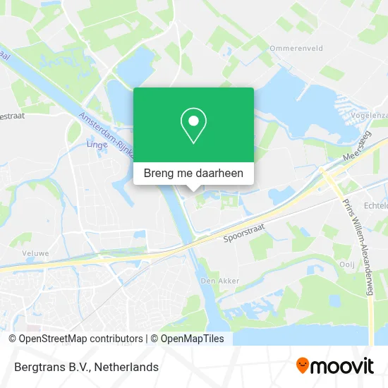 Bergtrans B.V. kaart
