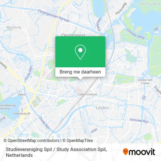 Studievereniging Spil /  Study Association Spil kaart
