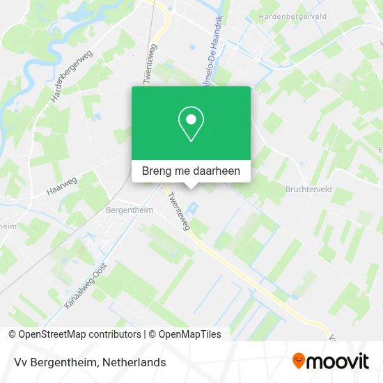 Vv Bergentheim kaart