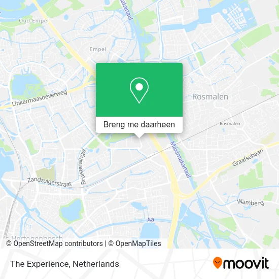 The Experience kaart