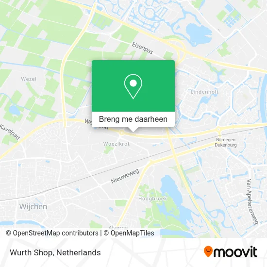 Wurth Shop kaart