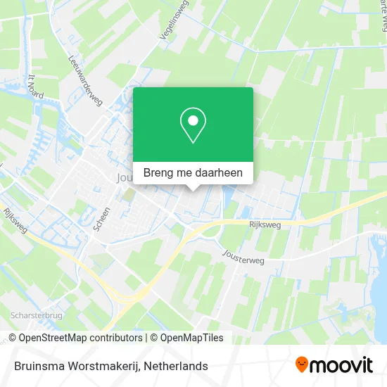 Bruinsma Worstmakerij kaart