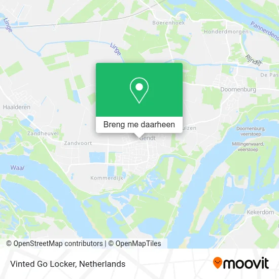 Vinted Go Locker kaart