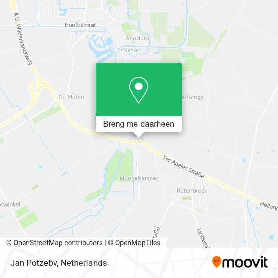 Jan Potzebv kaart