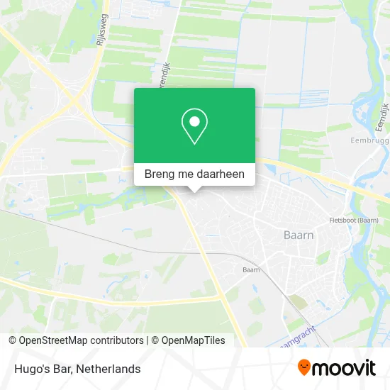 Hugo's Bar kaart