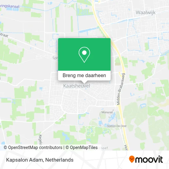 Kapsalon Adam kaart
