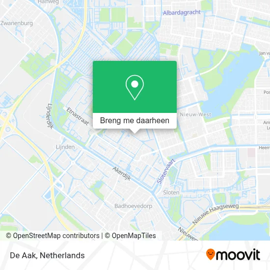 De Aak kaart