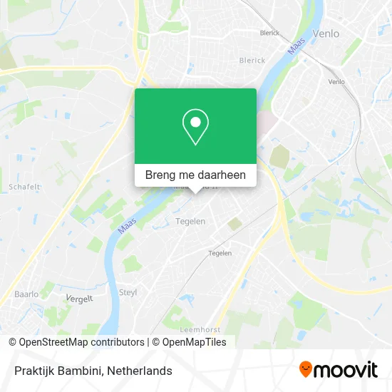 Praktijk Bambini kaart