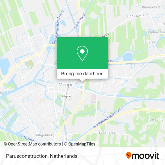 Parusconstruction kaart