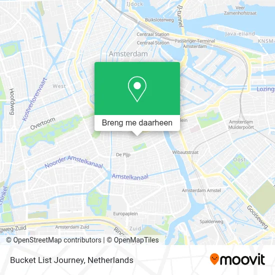 Bucket List Journey kaart