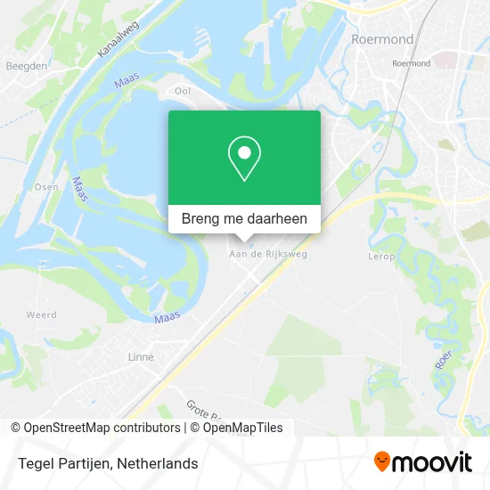 Tegel Partijen kaart