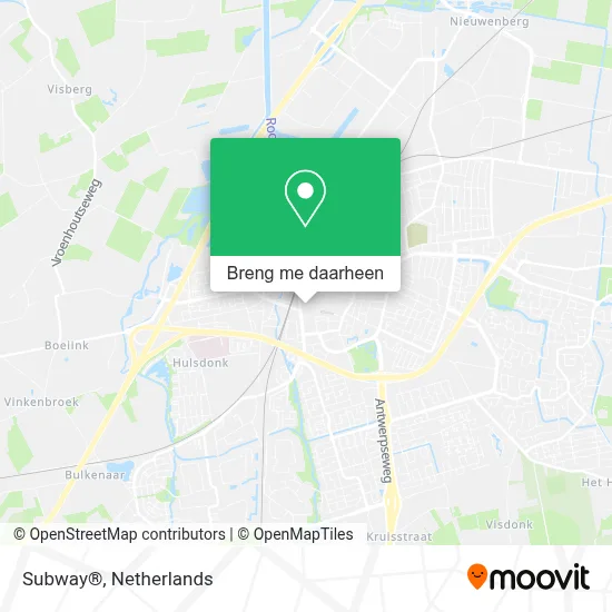 Subway® kaart