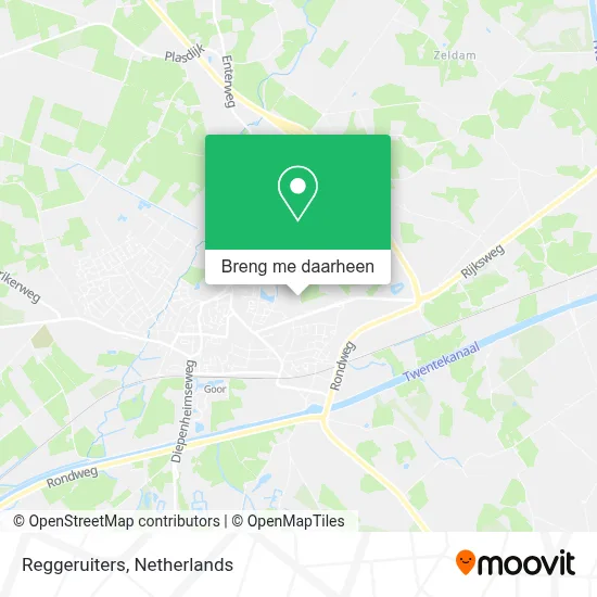Reggeruiters kaart