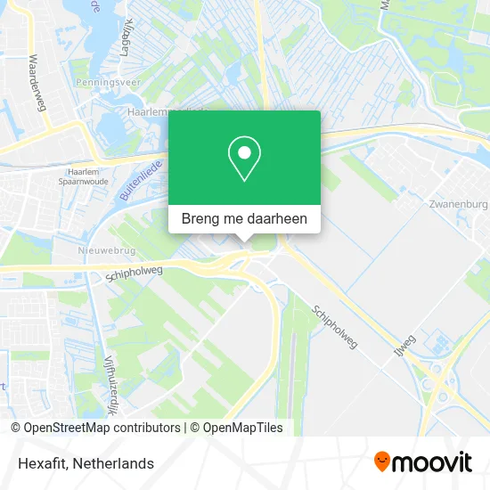 Hexafit kaart