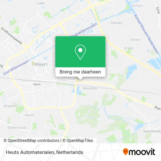 Heuts Automaterialen kaart