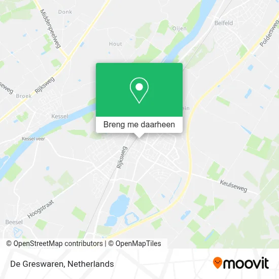 De Greswaren kaart