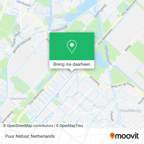 Puur Natuur kaart