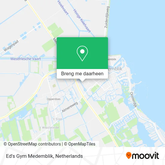 Ed's Gym Medemblik kaart