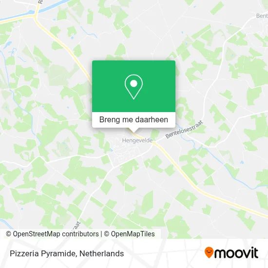 Pizzeria Pyramide kaart