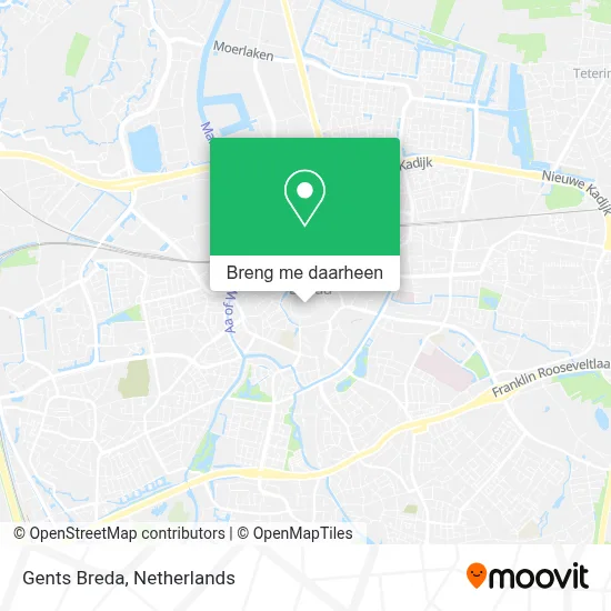Gents Breda kaart