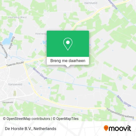 De Horste B.V. kaart