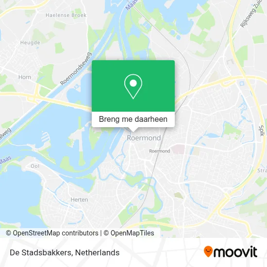 De Stadsbakkers kaart