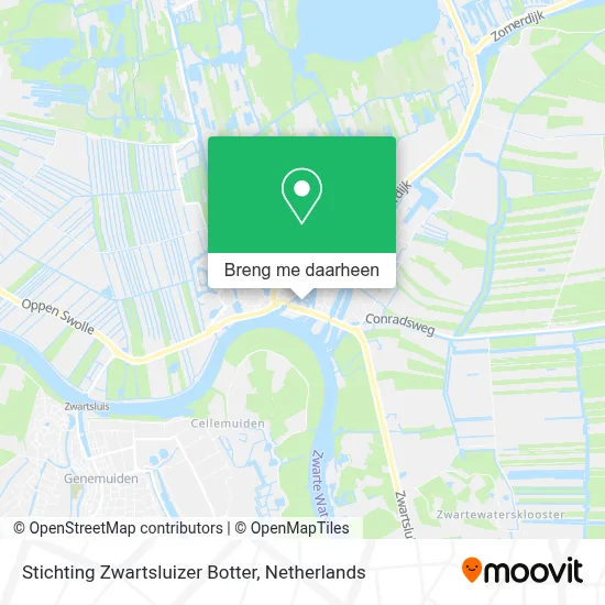Stichting Zwartsluizer Botter kaart