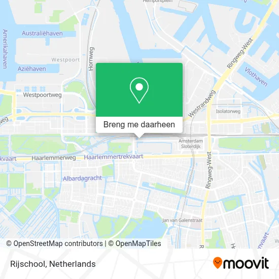 Rijschool kaart