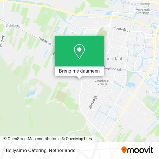 Bellysimo Catering kaart