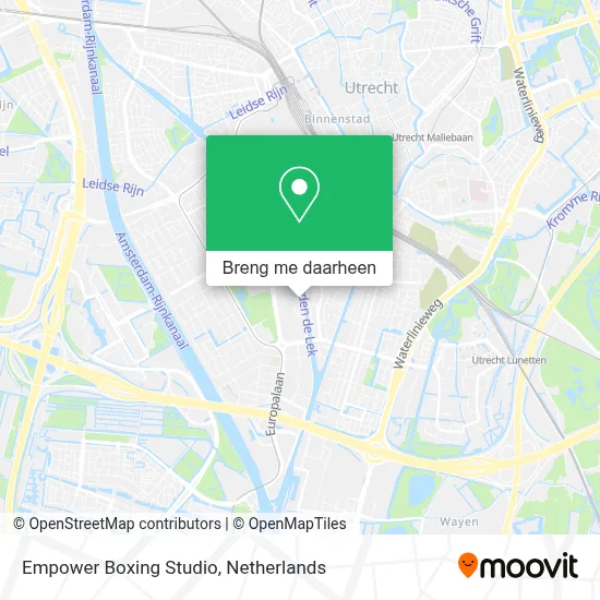 Empower Boxing Studio kaart