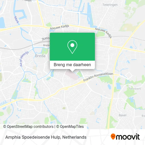 Amphia Spoedeisende Hulp kaart